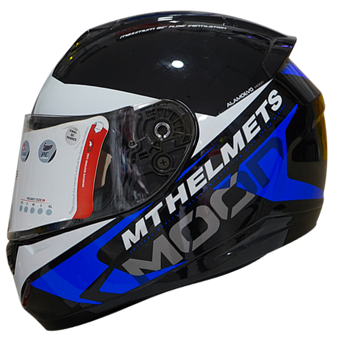 CASCO MT ALAMO EVO MOON AZUL BRILLO